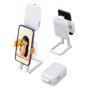 MOXOM MX-LB10 2-in-1 RGB Light Stand & Mobile Holder - White  for sale in Egypt from Games2Egypt