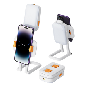 MOXOM MX-LB10 2-in-1 RGB Light Stand & Mobile Holder - White  for sale in Egypt from Games2Egypt