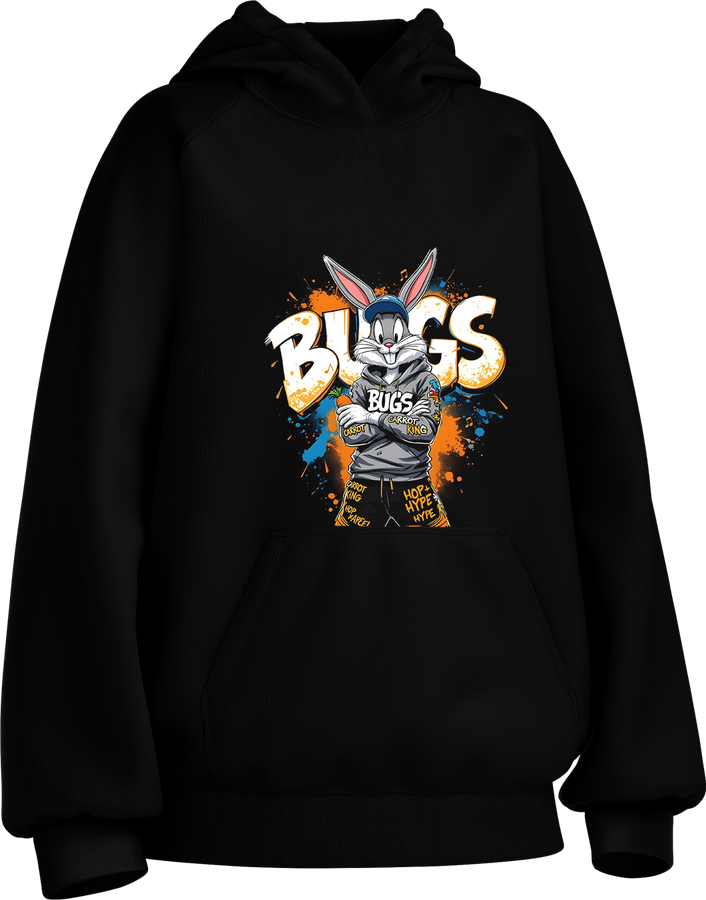 Bugs in Style – Bugs Bunny Kids Hoodie – image 2