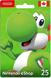 Nintendo E-Shop 25 Gift Card - Canada