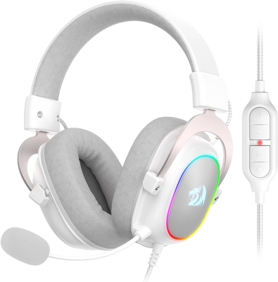 Redragon H510WR-RGB Zeus-X Wired Gaming Headset - White