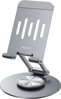Yesido C299 360 Rotating Foldable Aluminum Desktop Stand & Holder
