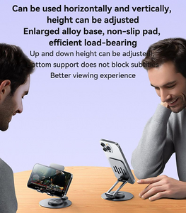 Yesido C299 360 Rotating Foldable Aluminum Desktop Stand & Holder  for sale in Egypt from Games2Egypt