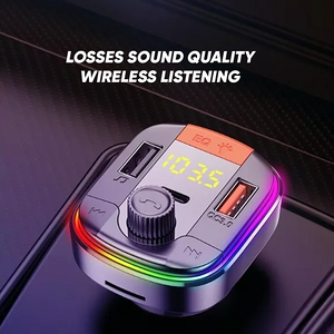 Yesido Y45 43W RGB Bluetooth To FM Convert Fast Charging Car Charger  for sale in Egypt from Games2Egypt