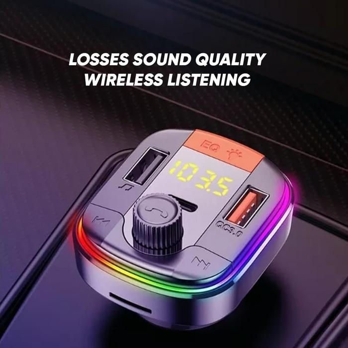 Yesido Y45 43W RGB Bluetooth To FM Convert Fast Charging Car Charger  for sale in Egypt from Games2Egypt