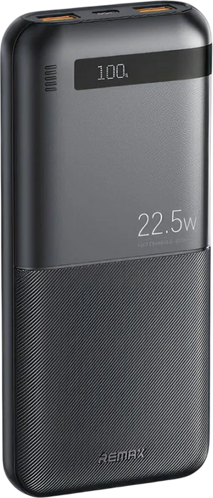 Remax RPP-71 22.5W LED Power Bank 10000-mah - Black  for sale in Egypt from Games2Egypt