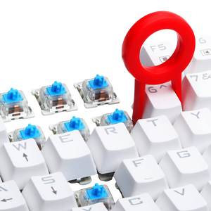 Redragon A101 Double Shot Injection Molded Mechanical Keyboard Keycaps - White  for sale in Egypt from Games2Egypt