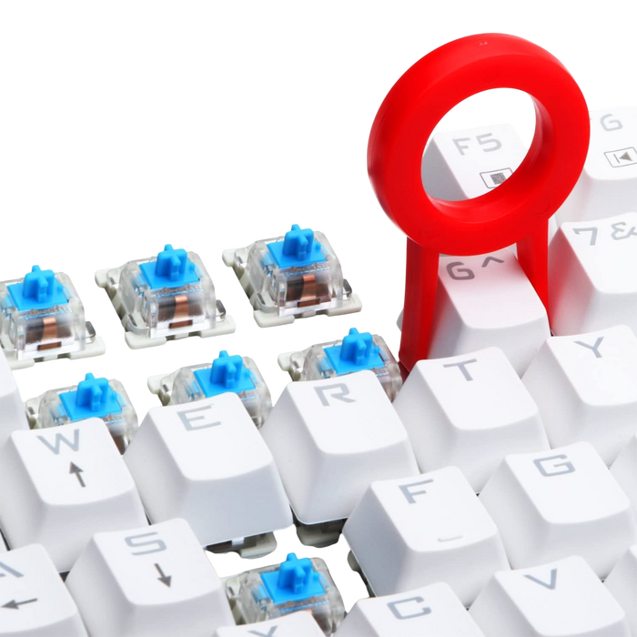 Redragon A101 Double Shot Injection Molded Mechanical Keyboard Keycaps - White  for sale in Egypt from Games2Egypt