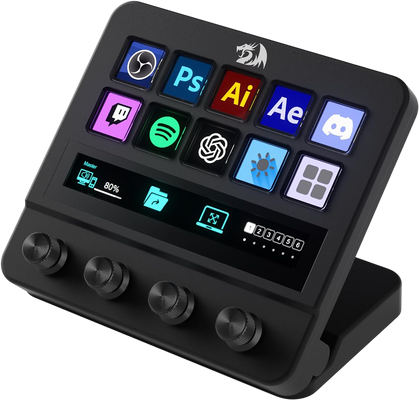 Redragon SS-552 Ragnaros Stream Deck Station - Black