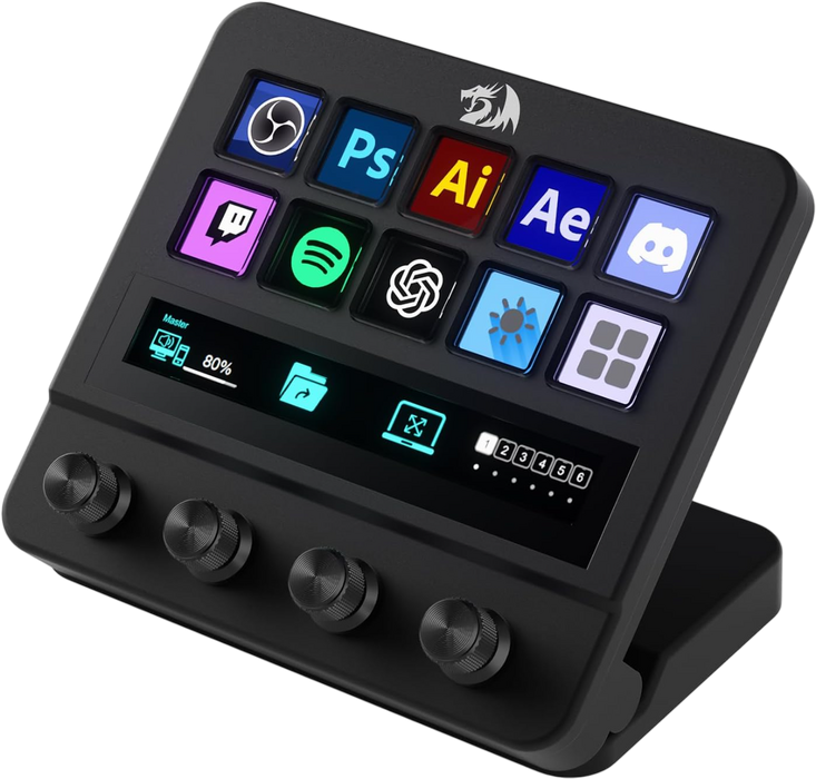Redragon SS-552 Ragnaros Stream Deck Station - Black  for sale in Egypt from Games2Egypt