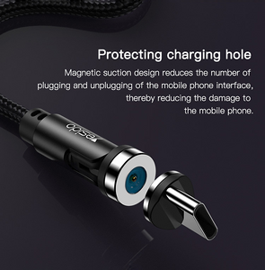 Yesido CA68 180 Rotation Detachable 3 In 1 Magnetic Data Cable 1M  for sale in Egypt from Games2Egypt