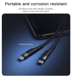 Yesido CA116 60W Type-C To Type-C Braided Data Cable 3M  for sale in Egypt from Games2Egypt