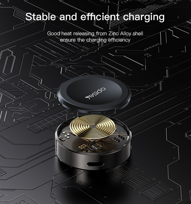 Yesido DS18 Fast Portable Wireless Magnetic Charger Apple Watch  for sale in Egypt from Games2Egypt