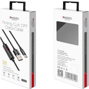 Yesido CA46 USB to Type-C Timing Cut-Off With Displayed 1.2M  for sale in Egypt from Games2Egypt