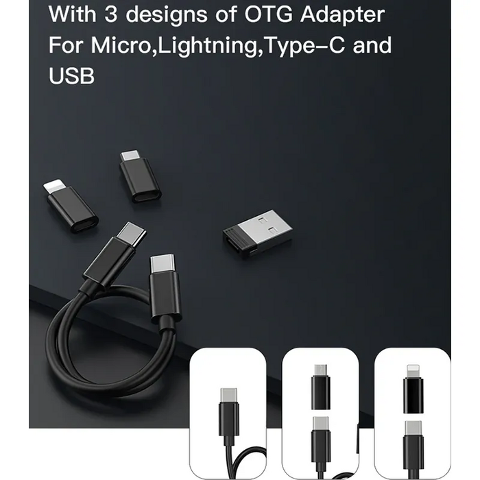 Yesido CA118 6-in-1 Multifunctional OTG Adapter Box with Cable & Holder  for sale in Egypt from Games2Egypt
