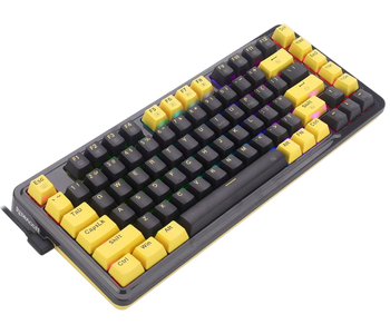 Redragon K649PY-RGB ELF 75% Wired Gasket RGB Gaming Keyboard Linear Switch - Black/Gold  for sale in Egypt from Games2Egypt