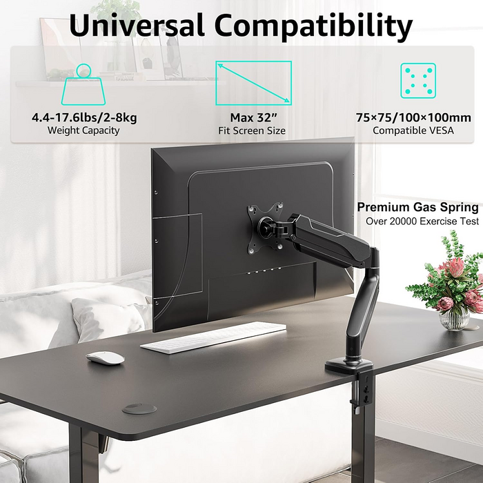 Redragon GMK914 Gas Spring Single Monitor Mount Stand 13-32 Inch  for sale in Egypt from Games2Egypt
