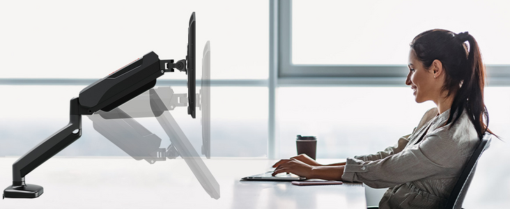 Redragon GMK914 Gas Spring Single Monitor Mount Stand 13-32 Inch  for sale in Egypt from Games2Egypt