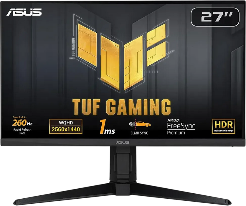 ايسوس TUF Gaming VG27AQML1A كيو أتش دي 2560x1440 - شاشة  للبيع في مصر من خلال Games2Egypt