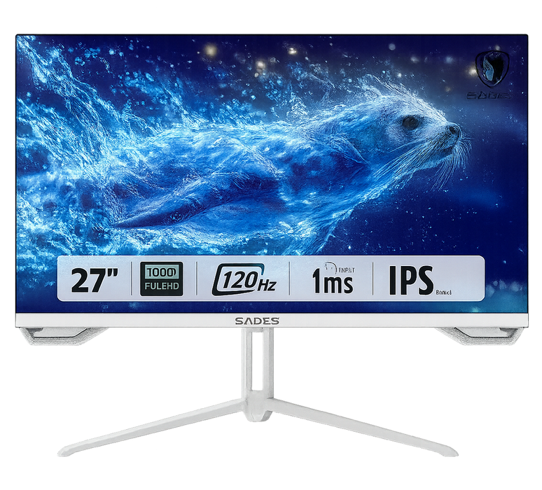 سادس SL-Sealion - F01F27W شاشة ألعاب مسطحة 27 بوصة فول أتش دي - ابيض  للبيع في مصر من خلال Games2Egypt