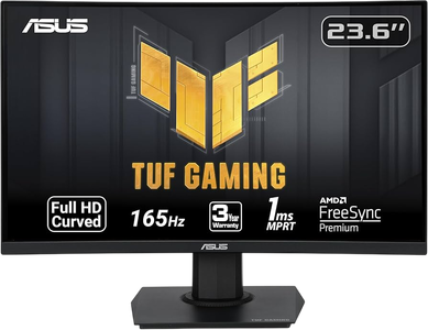 Asus TUF Gaming VG24VQE - Curved Gaming Monitor -  for sale in Egypt from Games2Egypt
