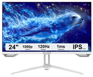 Sades SL-Sealion-24 SA-F01F24W FHD 120HZ Flat Gaming Monitor - White