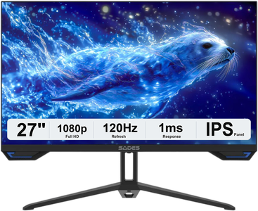 Sades SL-Sealion-27 SA- F01F27B FHD 120HZ Flat Gaming Monitor - Black -  for sale in Egypt from Games2Egypt