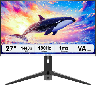 Sades KL-Whale SA-C01Q27W, QHD 180Hz Curved Gaming Monitor - White -  for sale in Egypt from Games2Egypt