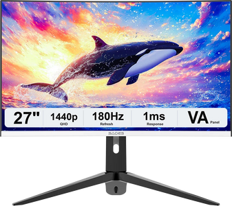 سادس KL-Whale SA-C01Q27W شاشة ألعاب منحنية 27 بوصة QHD 180Hz - ابيض  للبيع في مصر من خلال Games2Egypt