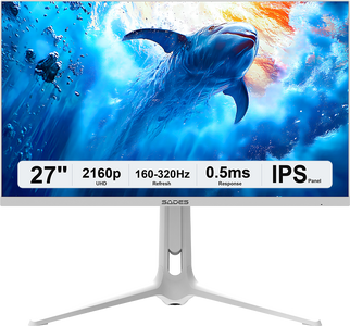 سادس RS-Dolphin SA-F01U27 شاشة ألعاب مسطحة (4K) FHD 320Hz - أبيض   للبيع في مصر من خلال Games2Egypt