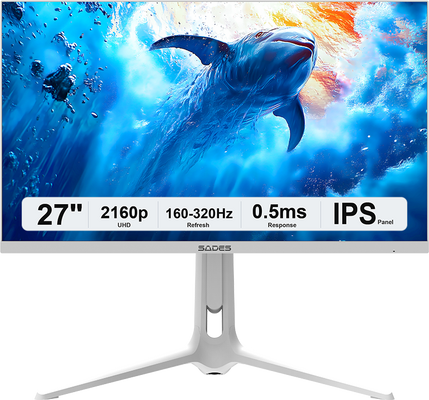 Sades RS-Dolphin SA-F01U27 UHD (4K) FHD 320Hz Flat Gaming Monitor - White