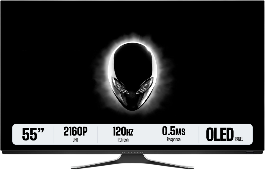 Alienware AW5520QF 4K OLED Gaming Monitor - 55 Inch   for sale in Egypt from Games2Egypt