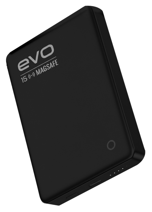 EVO 10000mAh magsafe Wireless Powerbank - Black  for sale in Egypt from Games2Egypt