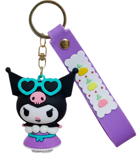 Kuromi with Heart Glasses - Keychain Medal	  for sale in Egypt from Games2Egypt