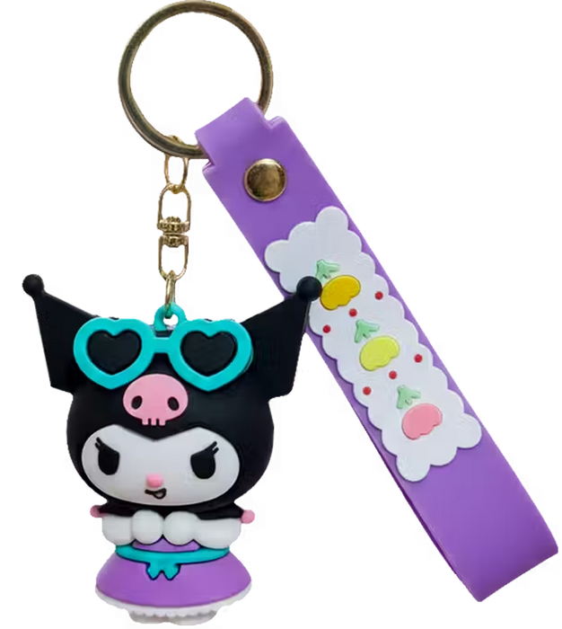 Kuromi with Heart Glasses - Keychain Medal	  for sale in Egypt from Games2Egypt