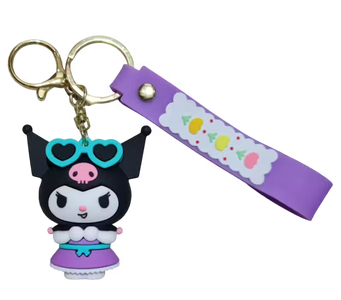 Kuromi with Heart Glasses - Keychain Medal	  for sale in Egypt from Games2Egypt