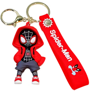 Marvel Spider Man With Red Hood - Keychain Medal