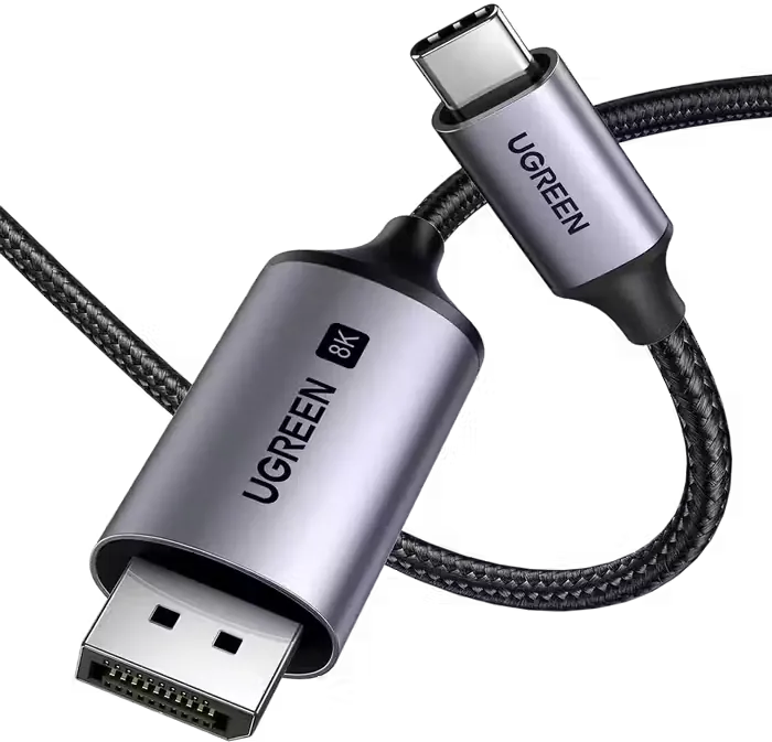 يوجرين CM556 كابل USB-C إلى DisplayPort بدقة 8K – 2 متر  للبيع في مصر من خلال Games2Egypt