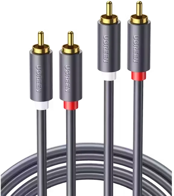 UGREEN AV104 2RCA Male to 2RCA Male Cable - 2M  for sale in Egypt from Games2Egypt