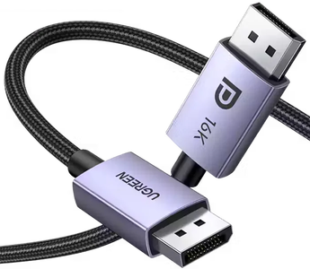 UGREEN DP118 16K Displayport 2.0 Braided Cable - 1M -  for sale in Egypt from Games2Egypt