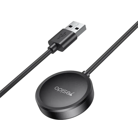 Yesido CA161 USB Fast Magnetic Charger Samsung Watch 1M - Black