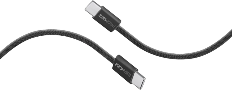 Promate EcoLine-CC200 60W Ultra-Fast USB-C cable - 2M - Black -  for sale in Egypt from Games2Egypt