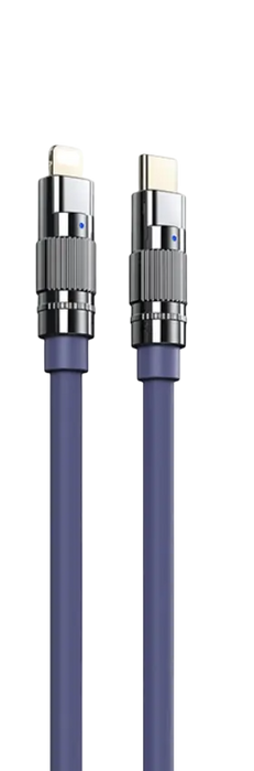 REMAX RC-C053 20W Fast Charging Cable USB-C to Lightning 1.2M - Purple  for sale in Egypt from Games2Egypt