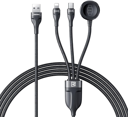 Remax RC-C169 3 in 1 Charging Cable 1.2M - Black
