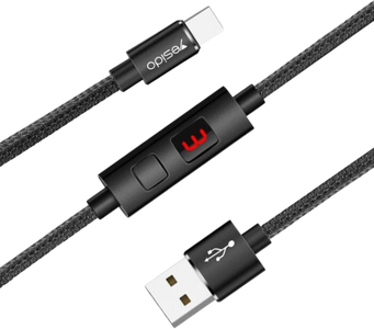 Yesido CA46 USB to Type-C Timing Cut-Off With Displayed 1.2M  for sale in Egypt from Games2Egypt