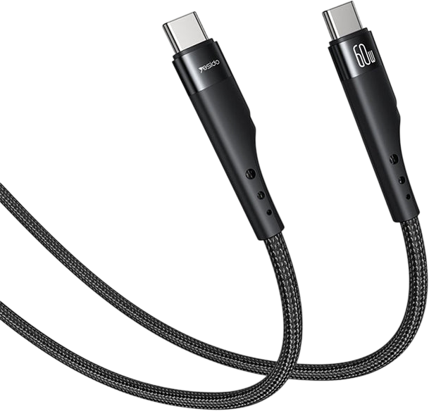 Yesido CA116 60W Type-C To Type-C Braided Data Cable 3M  for sale in Egypt from Games2Egypt