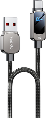 Yesido CA128C 66W USB To Type-C Cable With Power Display 1.2M