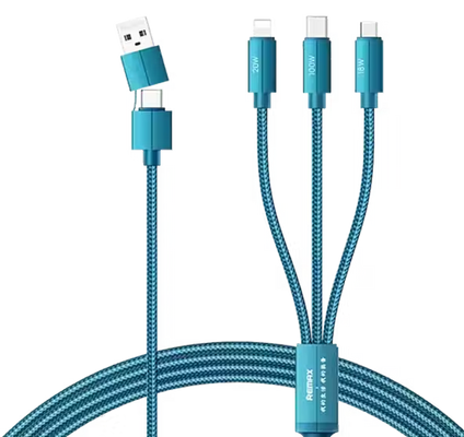 Remax RC-C012 100W 3 IN 2 Multi-Function Cable - Green