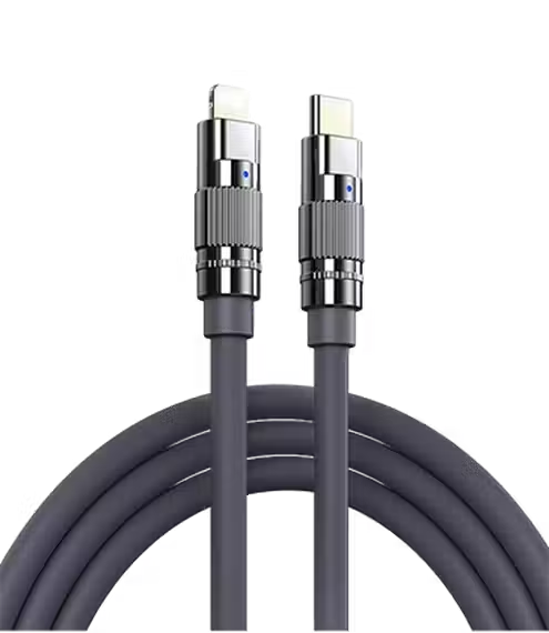 REMAX RC-C053 20W Fast Charging Cable USB-C to Lightning 1.2M - Black  for sale in Egypt from Games2Egypt