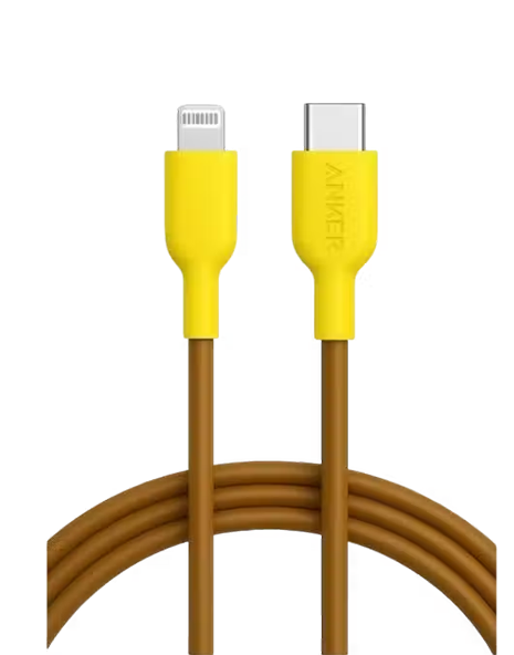 Anker A8632 Type-C To lightning Cable 0.9M - Yellow  for sale in Egypt from Games2Egypt